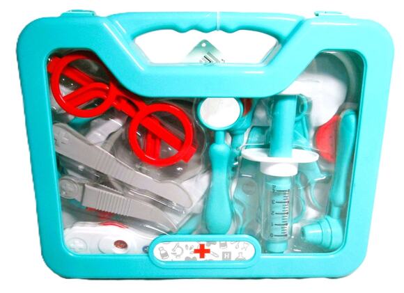 Pretend Play Other - Kids Play Medical Kit Doctor Cosplay 12 Pieces Educational Toy with Carry Case